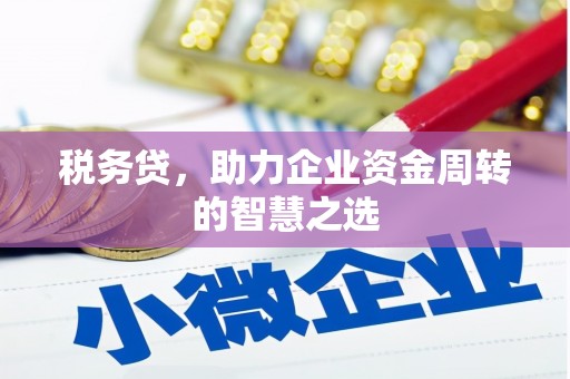 华阴税务贷，助力企业资金周转的智慧之选