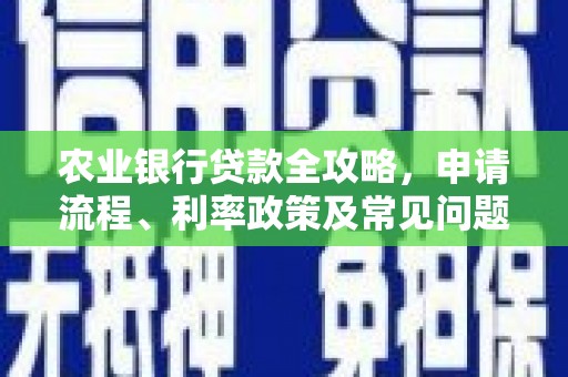 华阴农业银行贷款全攻略，申请流程、利率政策及常见问题解析