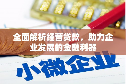 华阴全面解析经营贷款，助力企业发展的金融利器