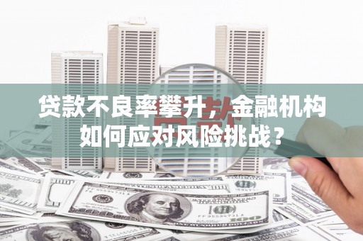 华阴贷款不良率攀升，金融机构如何应对风险挑战？