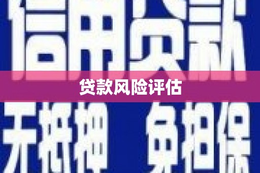 华阴贷款风险评估