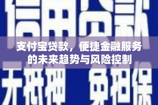 华阴支付宝贷款，便捷金融服务的未来趋势与风险控制