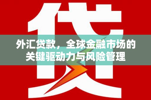 华阴外汇贷款，全球金融市场的关键驱动力与风险管理