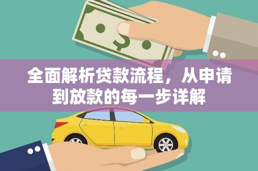华阴全面解析贷款流程，从申请到放款的每一步详解