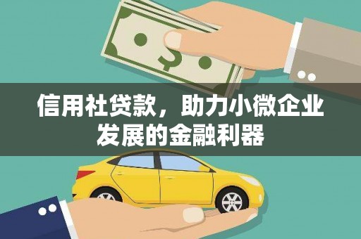 华阴信用社贷款，助力小微企业发展的金融利器