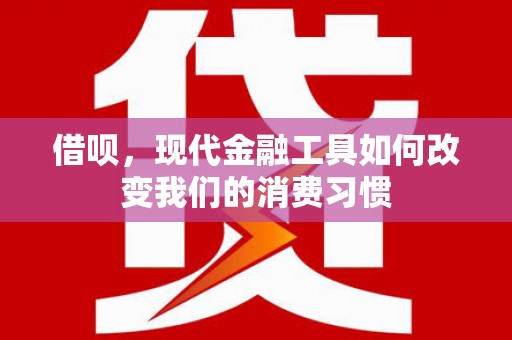 华阴借呗，现代金融工具如何改变我们的消费习惯