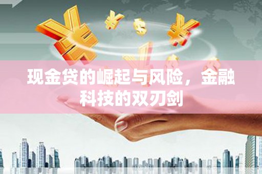华阴现金贷的崛起与风险，金融科技的双刃剑