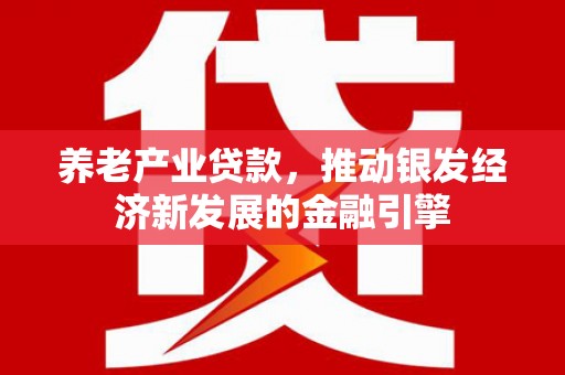 华阴养老产业贷款，推动银发经济新发展的金融引擎