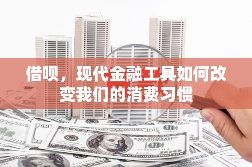 华阴借呗，现代金融工具如何改变我们的消费习惯