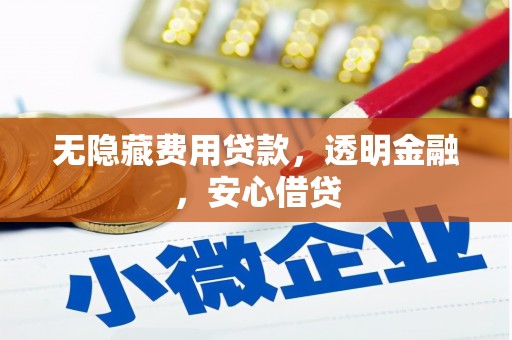 华阴无隐藏费用贷款，透明金融，安心借贷