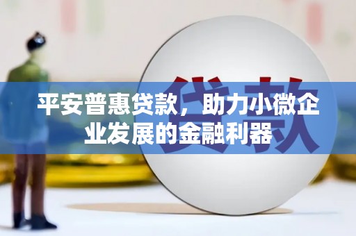 华阴平安普惠贷款，助力小微企业发展的金融利器
