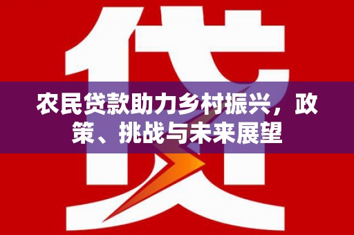华阴农民贷款助力乡村振兴，政策、挑战与未来展望