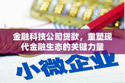 华阴金融科技公司贷款，重塑现代金融生态的关键力量