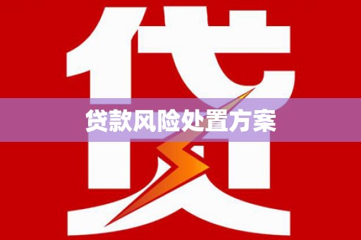 华阴贷款风险处置方案