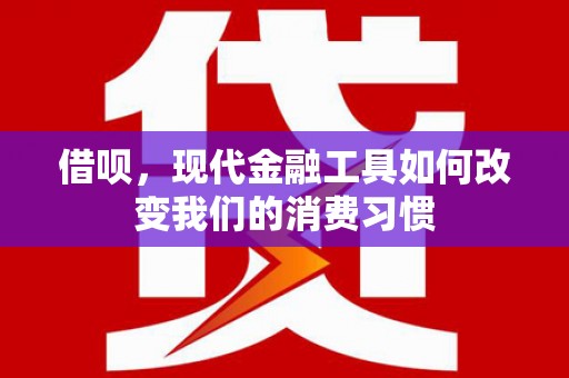 华阴借呗，现代金融工具如何改变我们的消费习惯