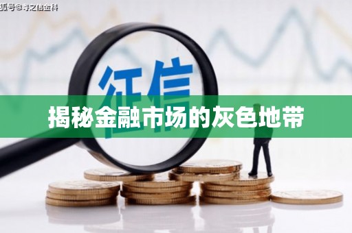 华阴揭秘金融市场的灰色地带